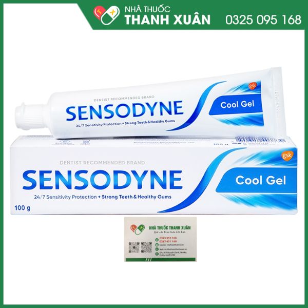 Kem đánh răng Sensodyne Cool Gel thơm mát, giảm ê buốt